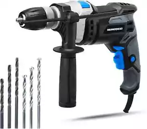 Hammerhead 7.5-Amp 1/2 Inch Variable Speed Hammer Drill with 6Pcs Bit - HAHD075 - Picture 1 of 6