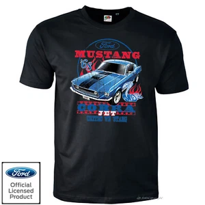 Camiseta Ford Mustang Cobra Logo con licencia Shelby 68er American Muscle Car *0192 - Imagen 1 de 2