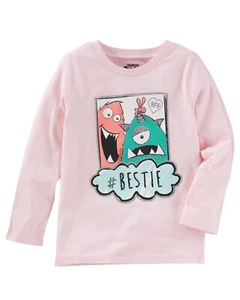 OshKosh B'Gosh Kleinkind Mädchen Bestie T-Shirt 2T, 3T, 4T - Bild 1 von 1