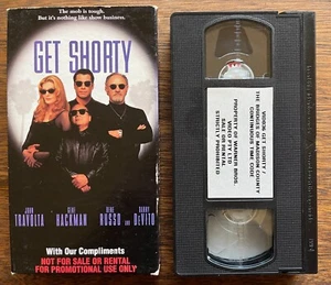 GET SHORTY / BRIDGES OF MADISON COUNTY VHS Screener Video Cassette Tape RARE - Bild 1 von 2