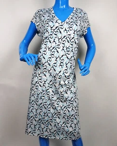 Athleta Nectar V-Neck Faux Wrap Dress Womens L 12 14 Stretch Printed Athletic - Picture 1 of 5
