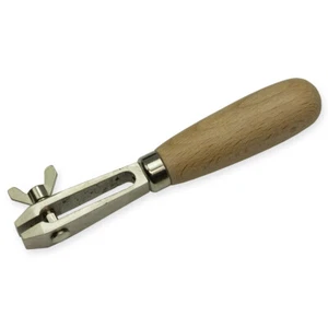 Wire Twisting Hollow Hand Vice Steel 4 Small Part Wires Craft Wooden Wood Handle - Picture 1 of 5