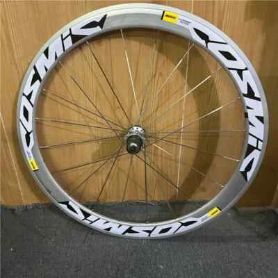 700C Bike wheelset Thru Axle quick release V brake Road Bicycle Alloy wheels 20H - Image 1 of 4