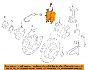 BMW OEM 14-15 428i Brake-Rear Pads 34216873093 - Picture 1 of 2