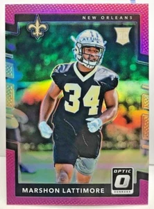 Marshon Lattimore 2017 Donruss Optik Rosa Prizm RC #136 - New Orleans Saints - Bild 1 von 2