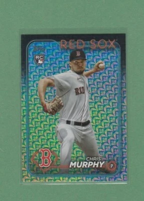 2024 Topps Series 1 CHRIS MURPHY RC EASTER HOLIDAY FOIL PARALLEL - Red Sox #73 - Image 1 of 2