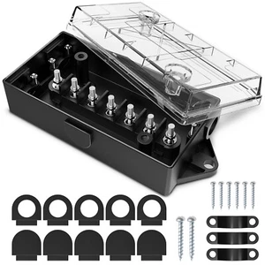7 Gang Trailer Wire Connection Box -7 Way Electrical Trailer Junction Box US - Picture 1 of 10
