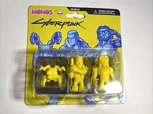 Cyberpunk 2077 Mini Vinyl Figures Monos Jinx (Set Of 3)NEW Yellow - Picture 1 of 2