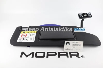 Right Side Sun Visor Jeep Wrangler JK 13-18 6CJ15DX9AA New Genuine Mopar - Image 1 of 4