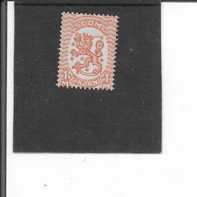 FINLAND 1925. STANDING LION. 1M. MINT FULL GUM.  AS PER THE SCAN. - Image 1 of 3