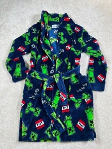 Minecraft Boys Size 8 Bath Robe Soft - Picture 1 of 5
