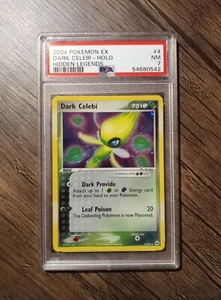 Dark Celebi 4/101 EX Hidden Legends Holo Rare Pokemon - PSA 7 NM - Picture 1 of 2