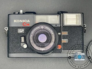【EXC】Konica C35 EF 35mm Film Camera 38mm f/2.8 Lens – Tested Japan - Picture 1 of 15