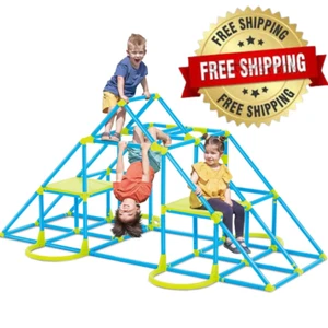 Eezy Peezy Mega Pyramid Monkey Bars Climbing Tower Active Outdoor Fun for Kids A - Picture 1 of 7
