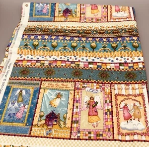 Spectrix CHRISTMAS ANGEL TIDINGS Carol Endres BRIGHTLY COLORED ANGELS SCENERY - Picture 1 of 1