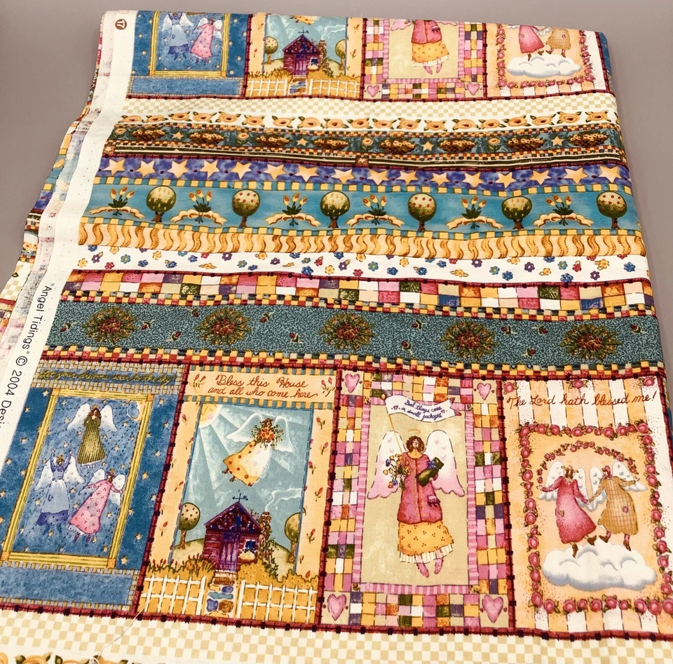 Spectrix CHRISTMAS ANGEL TIDINGS Carol Endres BRIGHTLY COLORED ANGELS SCENERY - Image 1 of 1