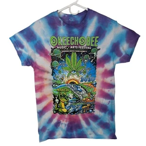 2020 Okeechobee Music Festival Vampire Weekend Flatbush Zombies Tie-Dye Shirt S - Picture 1 of 13