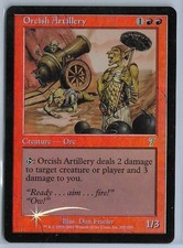 Magic MTG - Orcish Artillery (Foil) - 7th Seventh Edition - LP