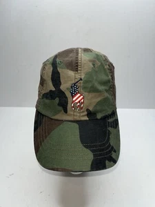 Polo Ralph Lauren Camouflage Patriotic Baseball Hat Cap One Size - Picture 1 of 7