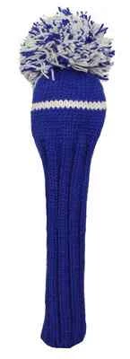 Sunfish blue and white knit wool driver golf headcover - Image 1 of 2