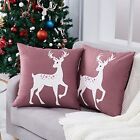 Christmas Decorations Pillow Covers 20 X 20 Inch Set Of 2 Farmhouse Christmas...
