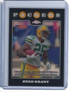 2008 Topps Chrome Ryan Grant #157 Refractor Parallel Green Bay Packers - Picture 1 of 1