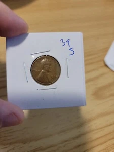 Penny centesimo di grano Lincoln 1939 S spedizione gratuita - Foto 1 di 4
