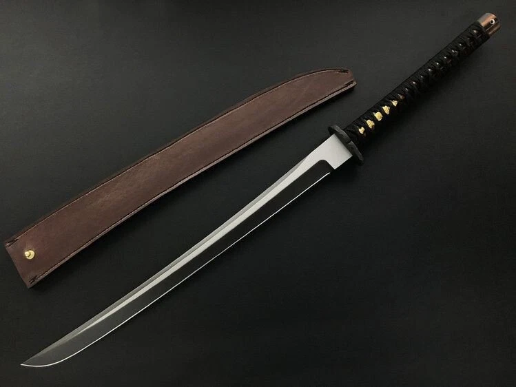 WILD BEAUTIFUL CUSTOM HANDMADE 28 INCHES LONG IN HIGH GRADE  STEEL HUNTING SWORD - Image 1 of 1