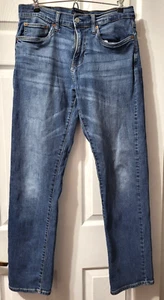 Lucky Brand 221 Straight Jeans Mens 32 x 32 Regular Blue Denim Casual - Picture 1 of 11