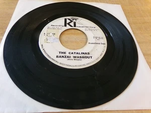 The Catalinas 45 - Banzai Washout - RIC S 113-64  White label promo - Picture 1 of 2