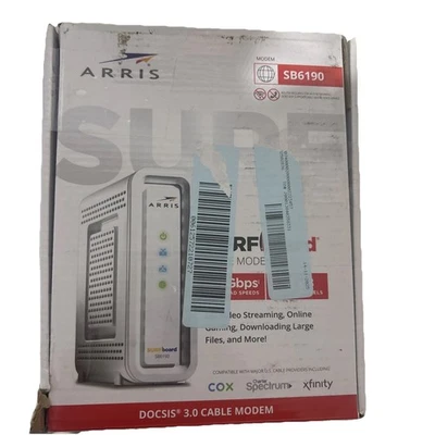  ARRIS SURFboard DOCSIS 3.0 Cable Modem - SB6190 - Image 1 of 2
