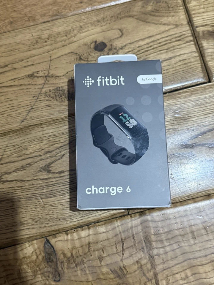 Fitbit Charge 6 Activity Tracker, GPS, Bluetooth, Heart Rate, Fitness - Black - Image 1 of 2