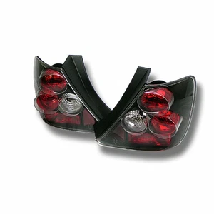 Spyder For Honda Civic Si 2003-2005 Euro Style Tail Lights Pair | Black - Picture 1 of 2