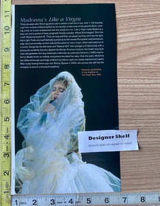 Madonna Virgin Tour Los Angeles Wedding Veil 1985 Scene Book Photograph - Picture 1 of 1