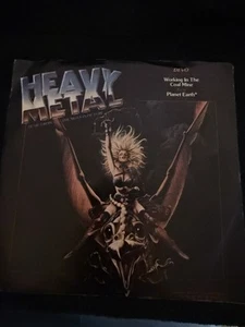 DEVO/HEAVY METAL “Working In The Coal Mine”1981 7" with Movie Artwork Pic Slv - Picture 1 of 4