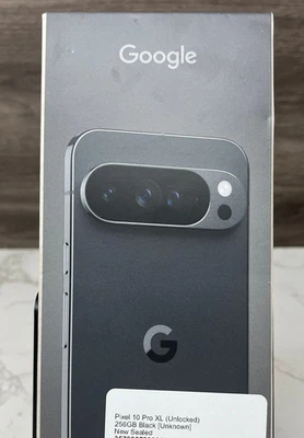 Google Pixel 10 Pro XL 256 GB Obsidiana Desbloqueado - Cualquier Operador ~ Nuevo Sellado Foto 1 de 4