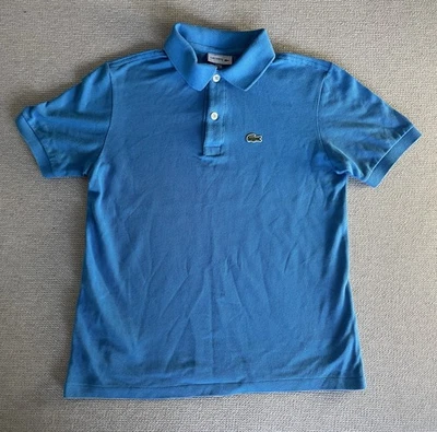 Lacoste Blue Polo Sort Age 12 152cm - Image 1 of 4