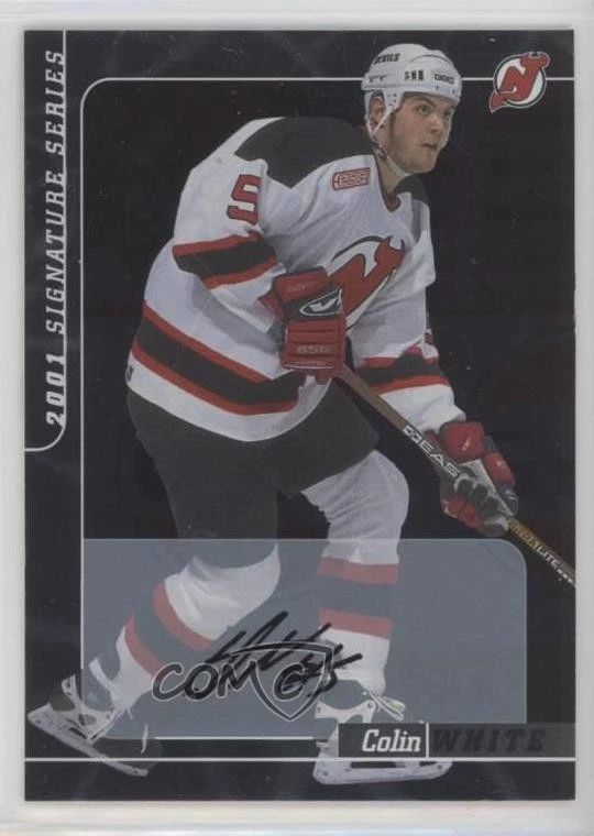 2000-01 ITG Be A Player Signature Series Auto Colin White #117 Rookie Auto RC - Image 1 of 2