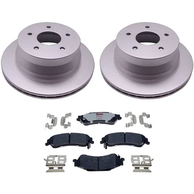 KIT-210513-25 Raybestos Disco de Freno y Kits de Pastillas Juego de 2 Ruedas Traseras para Chevy Olds Foto 1 de 4