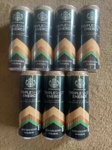 Starbucks Triplehot Café Bebida Energética Rica Vainilla 11 fl oz “Lote de 7” - Imagen 1 de 2