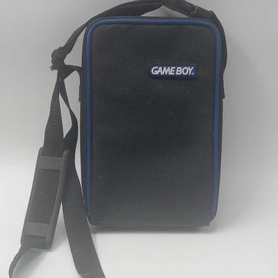 任天堂 Gameboy 手提箱旅行包黑色带蓝色装饰原始设备制造商带表带  — 第 1/4 张图片