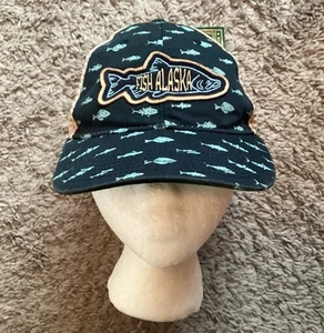 Gorra Fish Alaska Trucker Snapback nueva con etiquetas - Imagen 1 de 7