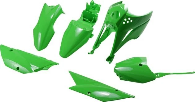 Kit de plásticos OVNI verde #KA37003026 para Kawasaki KLX110L/KLX110/KLX110R/KLX110R L Foto 1 de 1