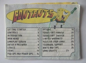 51817 Instruction Booklet - Rugrats Supersponge / Go Wild - Nintendo Game Boy Ad - Picture 1 of 1