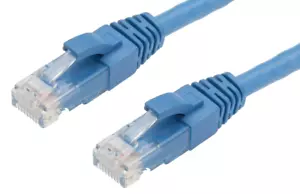 Digitas Cavo Ethernet Cat5e Non Schermato (UTP) Cavo Patch di Rete - Blu 10mtr - Foto 1 di 2