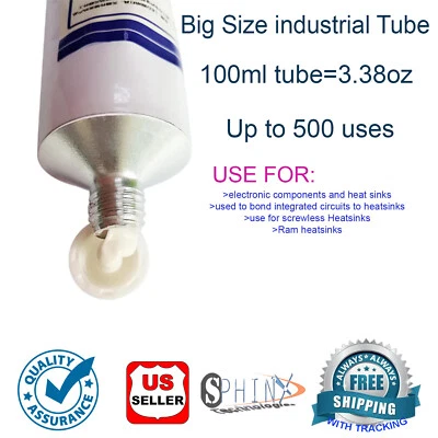 3KS-SPHINX BIG SAVINGS 100ml 3.38oz Thermal Compounds Glue for CPU GPU heatsink Playstation