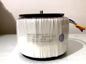 HARBUCH 800VA, 2 X 57V Toroidal Transformer Primary Voltage: 240V (MADE IN AU) - Picture 1 of 3