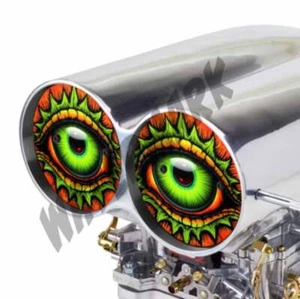Hops Ale IPA EYES CALCOMANÍA DE VINILO ESCOPETA ADMISIÓN DE AIRE CAPÓ CUCHARA COLECTOR DE INSECTOS 2PK - Imagen 1 de 2