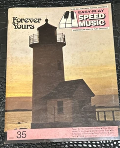 Forever Yours Organ Piano Guitar Sheet Music Book 1976 Sight & Sound - Picture 1 of 6
