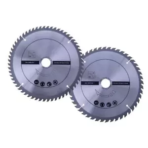 Scheppach 2x HW Sägeblatt Set 254x2,8x30mm 48Z / 60Z Hartmetall Ersatzsägeblatt - Bild 1 von 1